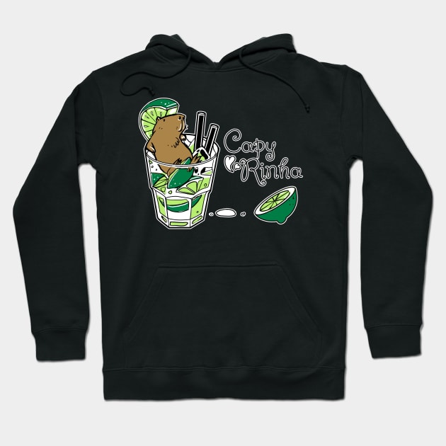 Cabybara + Caipirinha = Capyrinha Hoodie by avogel